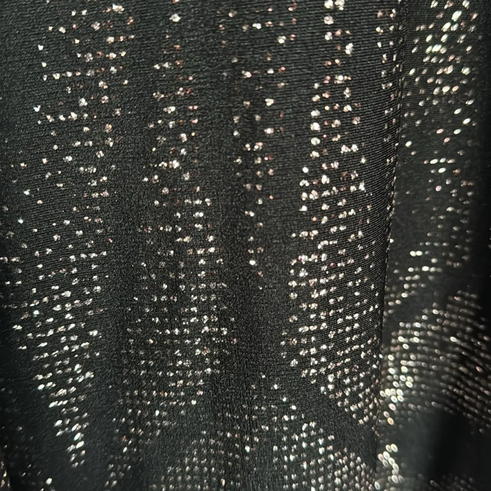 Betsy & Adam Ombré Glitter Print Gown size 18W NWT - Picture 4 of 10